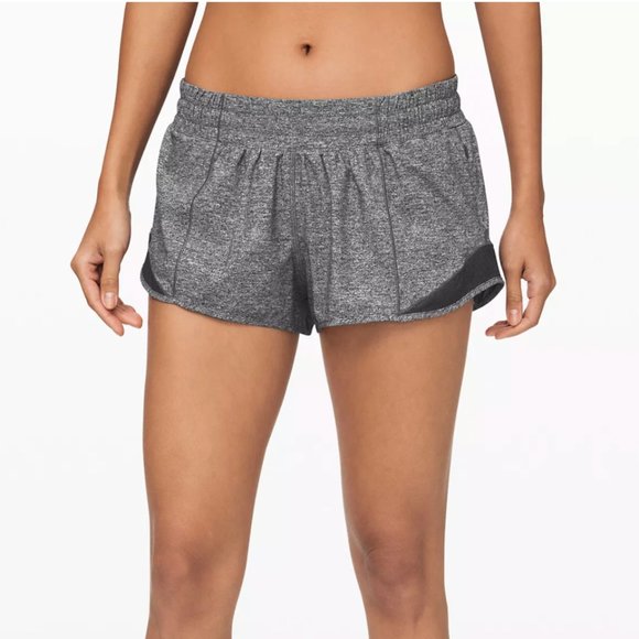 lululemon athletica Pants - Gray Lululemon Hotty Hot Low-Rise Lined Shorts 2.5”